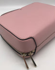 Kate Spade Light Pink Saffiano Leather Mini Vanity Top Handle Bag