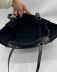 Michael Kors Black Leather Large Shoulder Bag