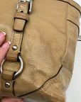 Coach Tan Patent Leather Coach Gallery Tote Bag 10380M