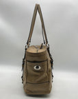 Coach Tan Patent Leather Coach Gallery Tote Bag 10380M