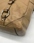Coach Tan Patent Leather Coach Gallery Tote Bag 10380M