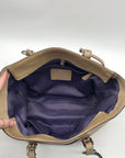 Coach Tan Patent Leather Coach Gallery Tote Bag 10380M