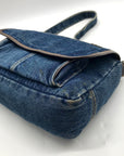 Blue Denim Shoulder Bag