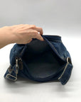 Blue Denim Shoulder Bag