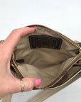 Coach Brown Signature Canvas Swingpack Crossbody 40758