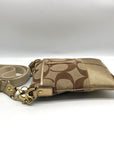 Coach Brown Signature Canvas Swingpack Crossbody 40758