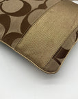 Coach Brown Signature Canvas Swingpack Crossbody 40758