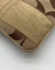 Coach Brown Signature Canvas Swingpack Crossbody 40758