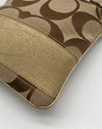 Coach Brown Signature Canvas Swingpack Crossbody 40758