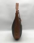 Michael Kors Brown Monogram Canvas Lydia Hobo Shoulder Bag