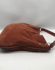 Rebecca Minkoff Brown Suede Jody Convertible Shoulder Bag