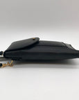 Noonday Collection Black Leather Briana Crossbody Phone Case