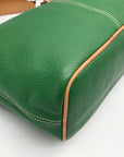 Dooney & Bourke Emerald Green Pebble Leather Shoulder Bag