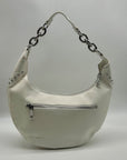 I.N.C. International Concepts Vanilla Faux Leather Giannaa Medium Stud Hobo Bag