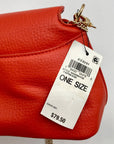 I.N.C. International Concepts Orange Avahh Sculpted Clutch Bag