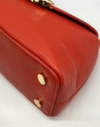 I.N.C. International Concepts Orange Avahh Sculpted Clutch Bag