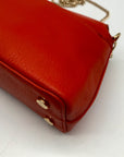 I.N.C. International Concepts Orange Avahh Sculpted Clutch Bag