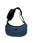 XOXO Blue Quilted Baguette Convertible Crossbody & shoulder Bag