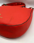 Nanette Leopore Orange Faux Leather Finley Crossbody bag