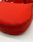 Nanette Leopore Orange Faux Leather Finley Crossbody bag
