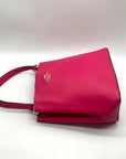 Coach Hot Pink Pebbled Leather Town Bucket Bag-91122