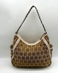 Michael Kors Signature Canvas Monogram Shoulder Bag