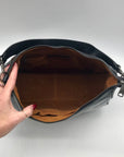 Patricia Nash Athani Black Large Leather Shoulder Bag