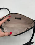 Kate Spade Black Pebbled Leather Knott Crossbody Bag