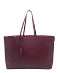 Draper James Wine Large Reversible Tote Bag and Pouch