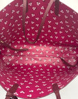 Draper James Wine Large Reversible Tote Bag and Pouch