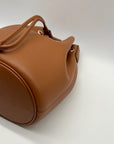 Kate Spade Brown Pebbled Leather Rosie Bucket Bag