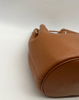 Kate Spade Brown Pebbled Leather Rosie Bucket Bag
