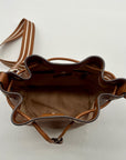 Kate Spade Brown Pebbled Leather Rosie Bucket Bag