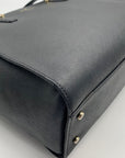 Kate Spade Black Saffiano Leather Large Cedar Street Hayden Satchel
