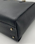 Kate Spade Black Saffiano Leather Large Cedar Street Hayden Satchel
