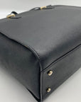 Kate Spade Black Saffiano Leather Large Cedar Street Hayden Satchel