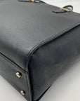 Kate Spade Black Saffiano Leather Large Cedar Street Hayden Satchel