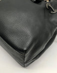 Dooney & Bourke Black Pebbled Leather Chiara Tote Bag