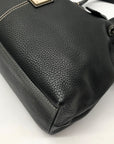 Dooney & Bourke Black Pebbled Leather Chiara Tote Bag