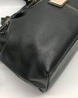 Dooney & Bourke Black Pebbled Leather Chiara Tote Bag