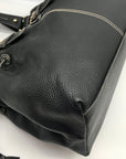 Dooney & Bourke Black Pebbled Leather Chiara Tote Bag