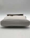 Giani Bernini White Nappa Leather Venice Crossbody Bag