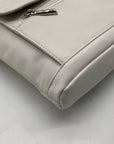 Giani Bernini White Nappa Leather Venice Crossbody Bag