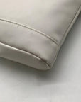 Giani Bernini White Nappa Leather Venice Crossbody Bag