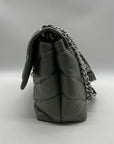 Rebecca Minkoff Green Quilted Leather Edie Maxi Shoulder Bag