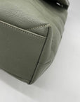 Rebecca Minkoff Green Quilted Leather Edie Maxi Shoulder Bag