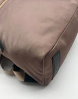 Michael Kors Dark Dune Nylon Polly Medium Backpack