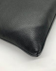 Michael Kors Black Flat Leather Crossbody Bag