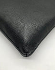 Michael Kors Black Flat Leather Crossbody Bag