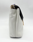 Lodis Periwinkle And White Envelope Crossbody Bag